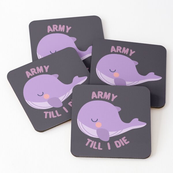 Item preview, BTS tinytan whale ARMY till i die designed and sold by Morcawork.