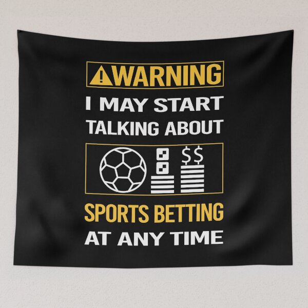 Item preview, Funny Warning Sports Betting designed and sold by ArydeaNoriega.