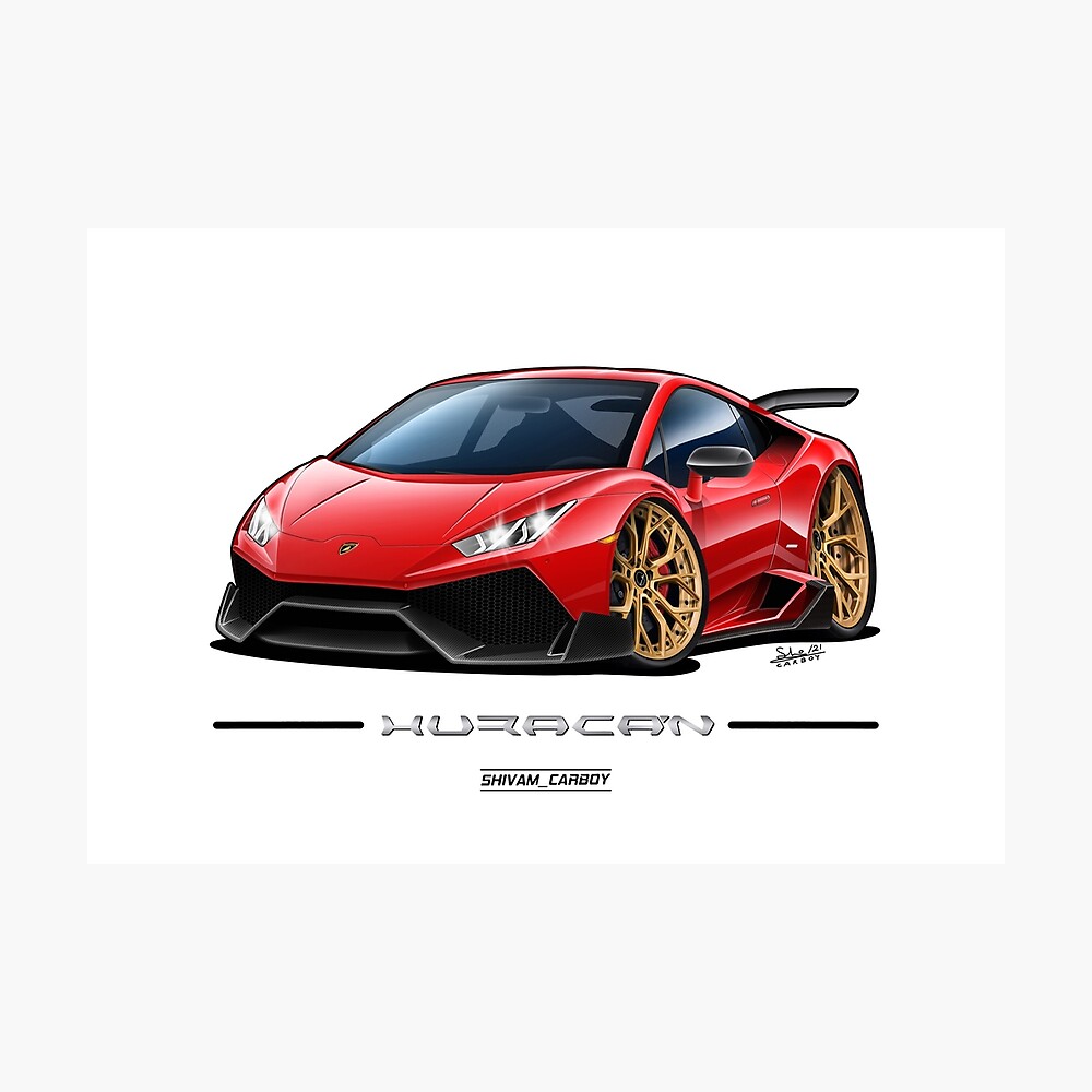 Huracan Caricature artwork