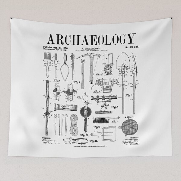 Item preview, Archaeologist Archaeology Student Field Kit Vintage Patent designed and sold by GrandeDuc.