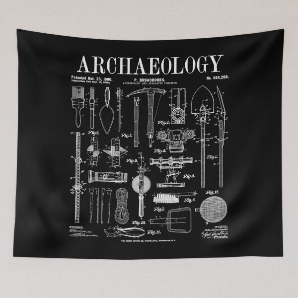 Item preview, Archaeologist Archaeology Student Field Kit Vintage Patent designed and sold by GrandeDuc.
