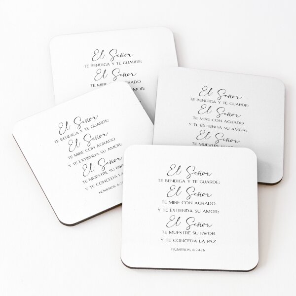 Item preview, Números 6 24-26, Spanish Bible Verse designed and sold by Aryam Quotes.