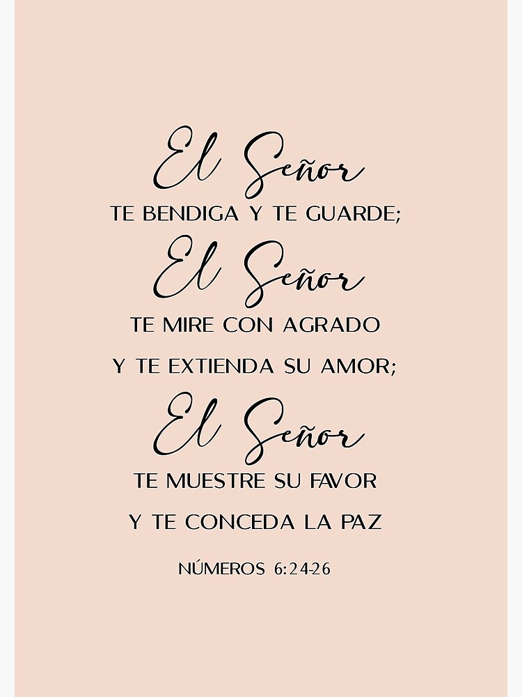 Cuaderno for Sale con la obra «Números 6 24-26, Versículo de la