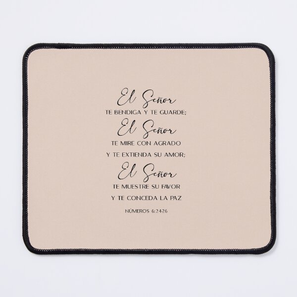 Item preview, Números 6 24-26, Spanish Bible Verse designed and sold by Aryam Quotes.