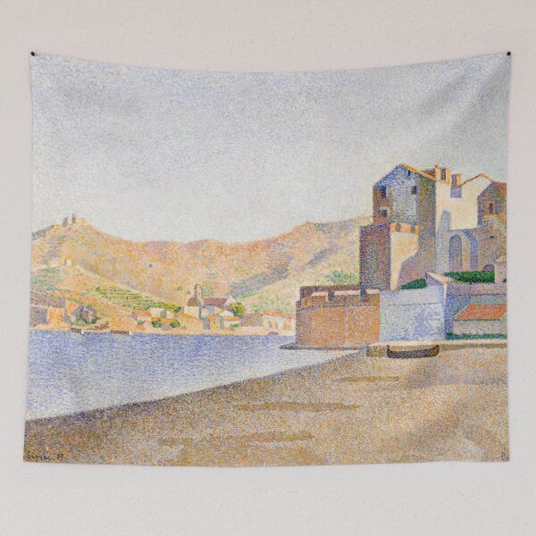 Item preview, The Town Beach, Collioure, Opus 165 (1887) by Paul Signac designed and sold by Designedbysm.