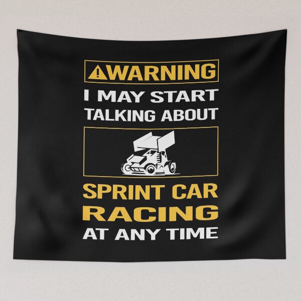 Item preview, Funny Warning Sprint Car Cars Racing designed and sold by ArydeaNoriega.