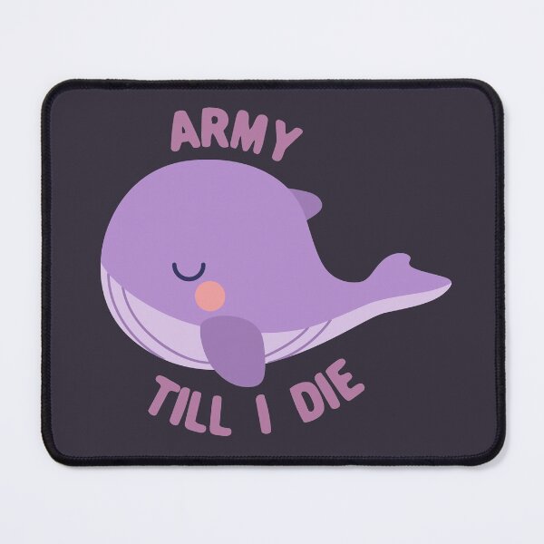 Item preview, BTS tinytan whale ARMY till i die designed and sold by Morcawork.