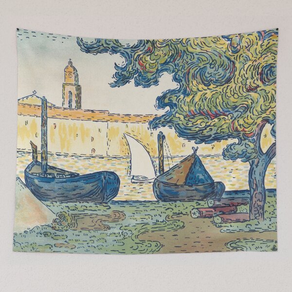 Item preview, Saint–Tropez (The Port of St. Tropez) (1894) by Paul Signac designed and sold by Designedbysm.