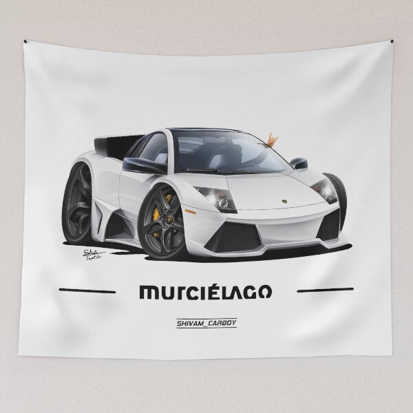 Item preview, Murcielago Caricature artwork designed and sold by ShivamSharma.