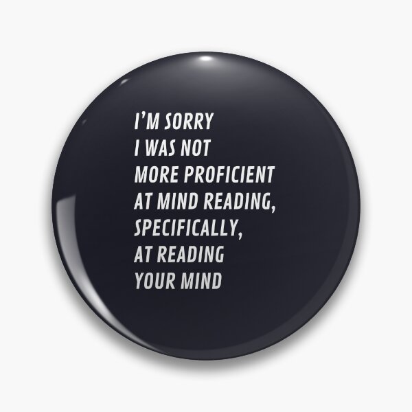 Item preview, mind reading humor designed and sold by champagnemoment.