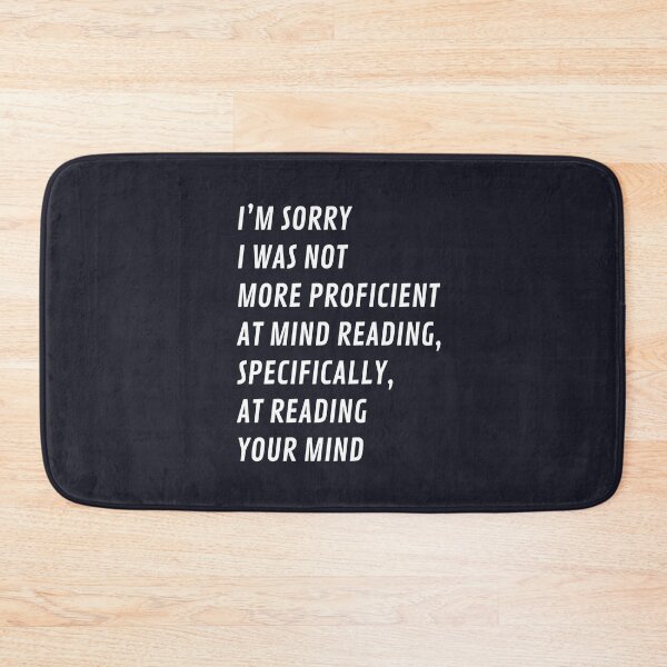 Item preview, mind reading humor designed and sold by champagnemoment.