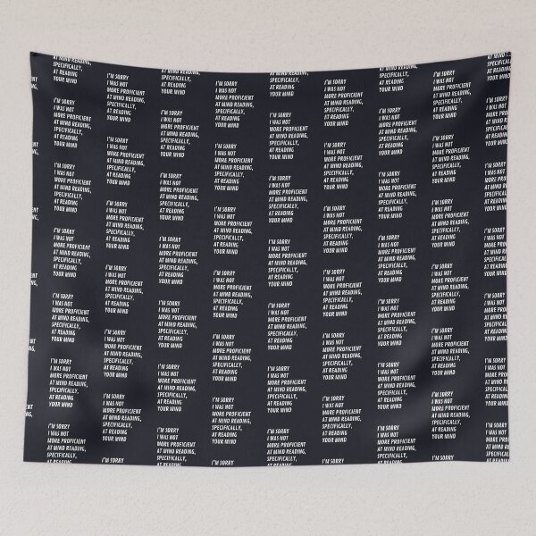 Item preview, mind reading humor designed and sold by champagnemoment.