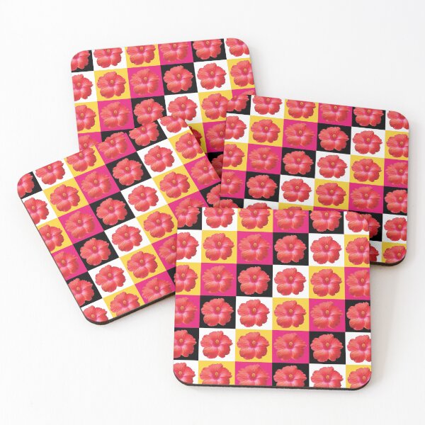 Item preview, Red Hibiscus flower pattern designed and sold by darshants.