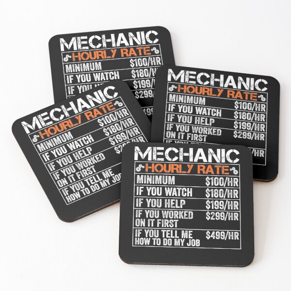 Item preview, Funny Mechanic Hourly Rate Gift Shirt Labor Rates T-Shirt designed and sold by Cooltees4u1.
