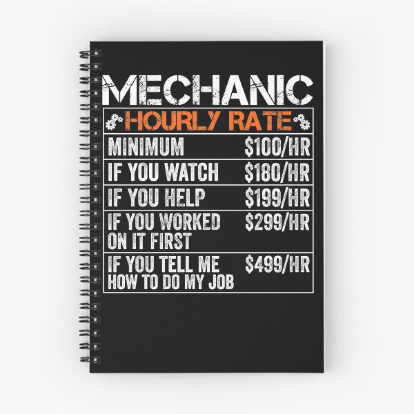 Item preview, Funny Mechanic Hourly Rate Gift Shirt Labor Rates T-Shirt designed and sold by Cooltees4u1.