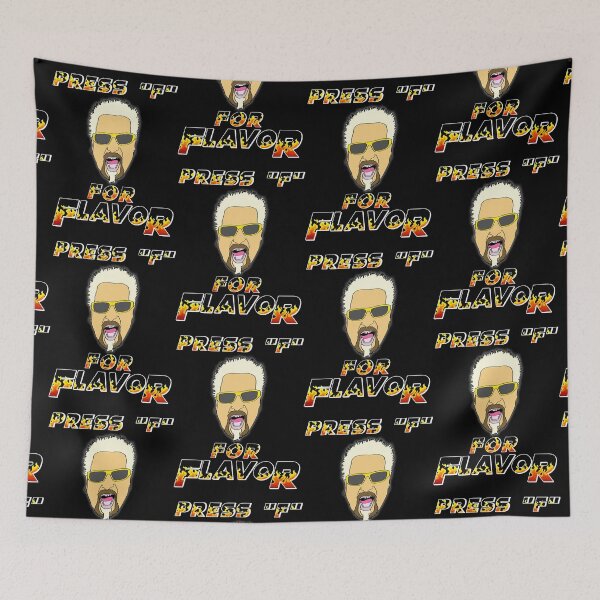 Item preview, Press F for flavor spicy chef meme flames designed and sold by Captain-Jackson.