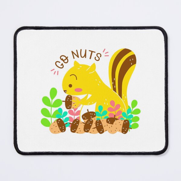 Item preview, Go nuts squirrel designed and sold by PlanetAries.