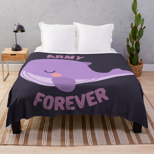 Item preview, BTS purple whale ARMY forever designed and sold by Morcawork.