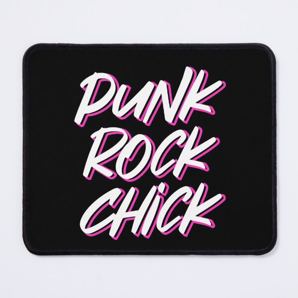 Item preview, Punk Rock Chick - Black Pink designed and sold by TheMajesticGoat.