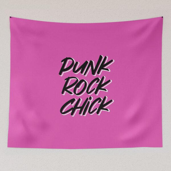 Item preview, Punk Rock Chick - Pink Black designed and sold by TheMajesticGoat.