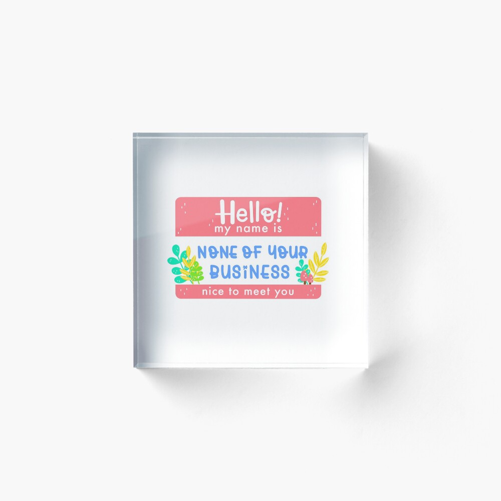 Item preview, Acrylic Block designed and sold by PlanetAries.