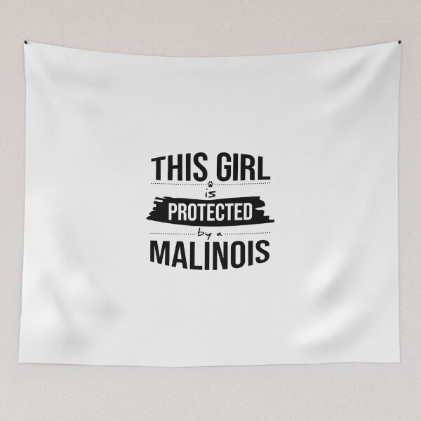 Item preview, Malinois Pastor Alemán Belga Mujer Niña Protegido Perro Regalo Protegido designed and sold by BruSign.