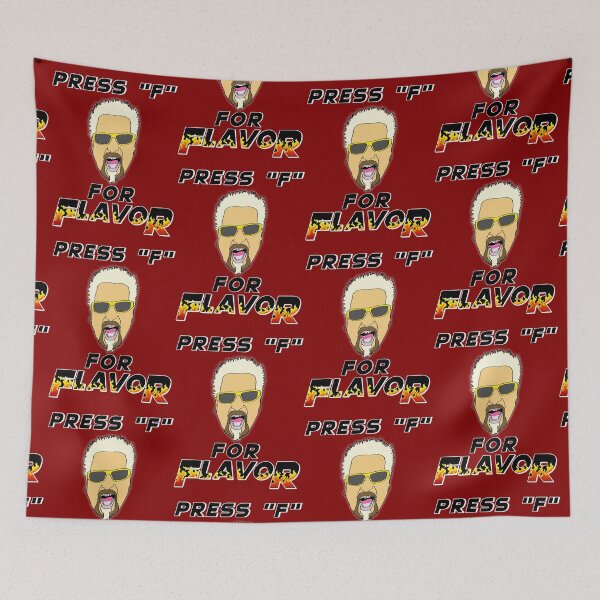 Item preview, Press F for flavor spicy chef meme flames designed and sold by Captain-Jackson.