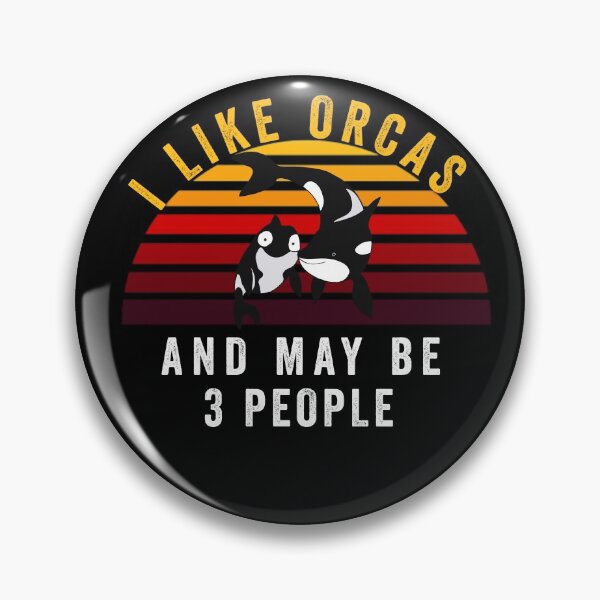 Item preview, I Like Orcas And Maybe 3 People designed and sold by Hussain Shirts.