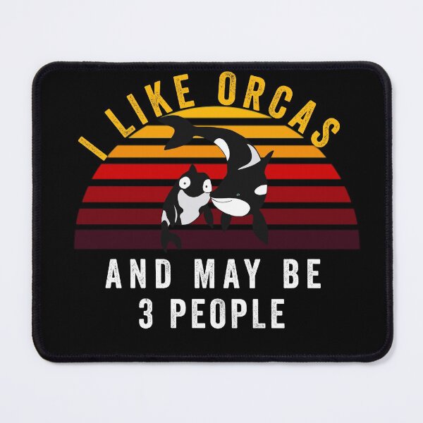 Item preview, I Like Orcas And Maybe 3 People designed and sold by Hussain Shirts.