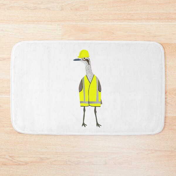 Item preview, Bush Stone-Curlew Tradie on White designed and sold by Digitaldingo.