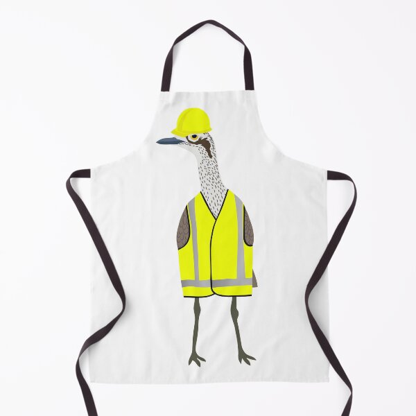 Item preview, Bush Stone-Curlew Tradie on White designed and sold by Digitaldingo.