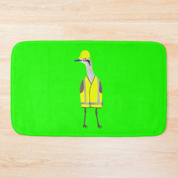 Item preview, Bush Stone-Curlew Tradie on Green designed and sold by Digitaldingo.