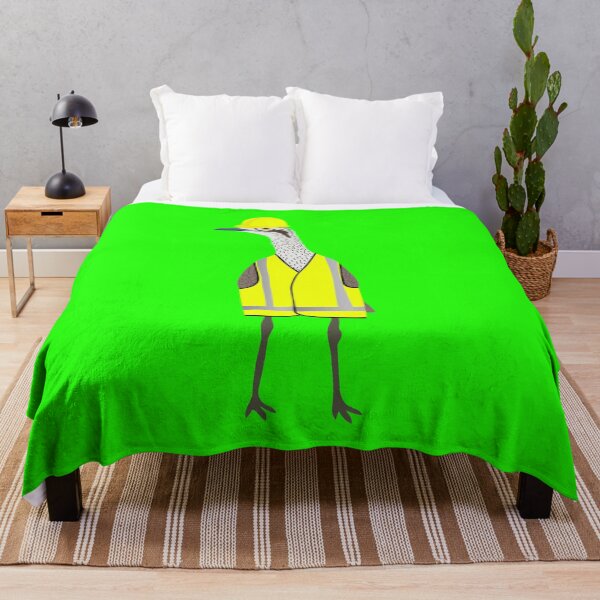 Item preview, Bush Stone-Curlew Tradie on Green designed and sold by Digitaldingo.