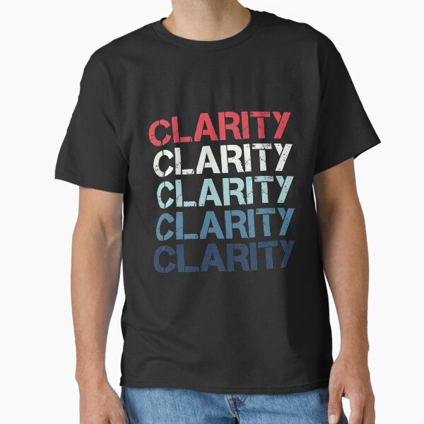 Item preview, Clarity Name T Shirt - Clarity Vintage Retro Clarity Name Gift Item Tee designed and sold by rivenburga.
