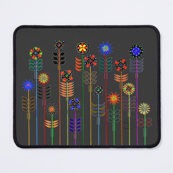 Item preview, Victorian Floral Garden - Neon Art 2 designed and sold by Vk91.