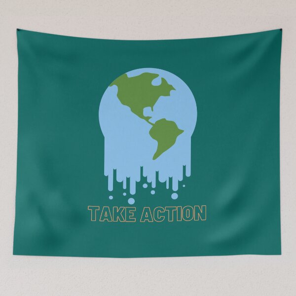 Item preview, CLIMATE CHANGE IS REAL: TAKE ACTION designed and sold by ZAHARA-.
