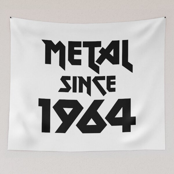 Artikelvorschau, Geschenk für 57 Jährige Metal Since 1964 57. Geburtstag entworfen und verkauft von WPahat.