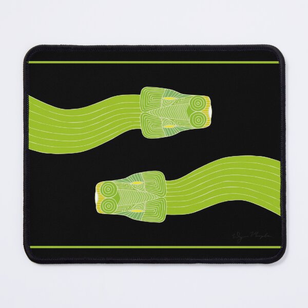 Item preview, Snakes Green Tree Python Genuine Aboriginal Art Blank designed and sold by wigilwigil.
