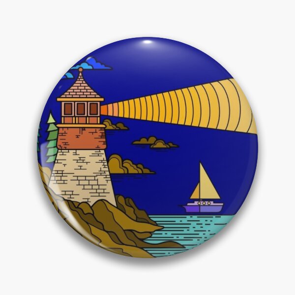 Item preview, Cartoon lighthouse designed and sold by MarioColtello.