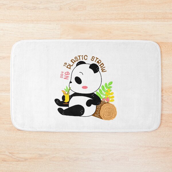 Item preview, Say no to plastic straw Panda designed and sold by PlanetAries.