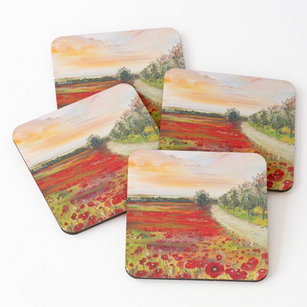 Item preview, Poppy Field By The Road designed and sold by Natalia_Shchip.
