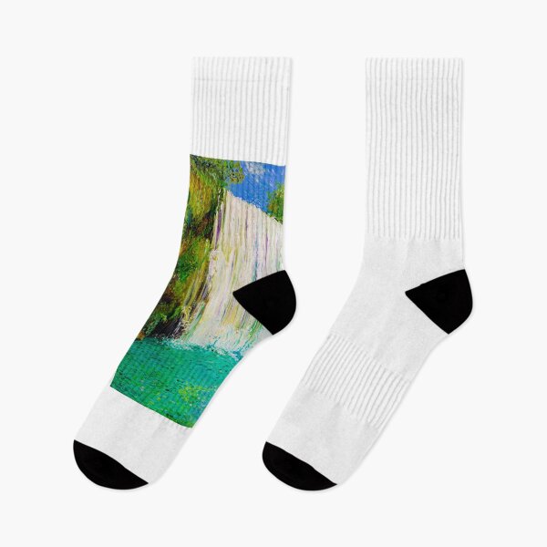 Item preview, Waterfall in the old park designed and sold by Natalia_Shchip.