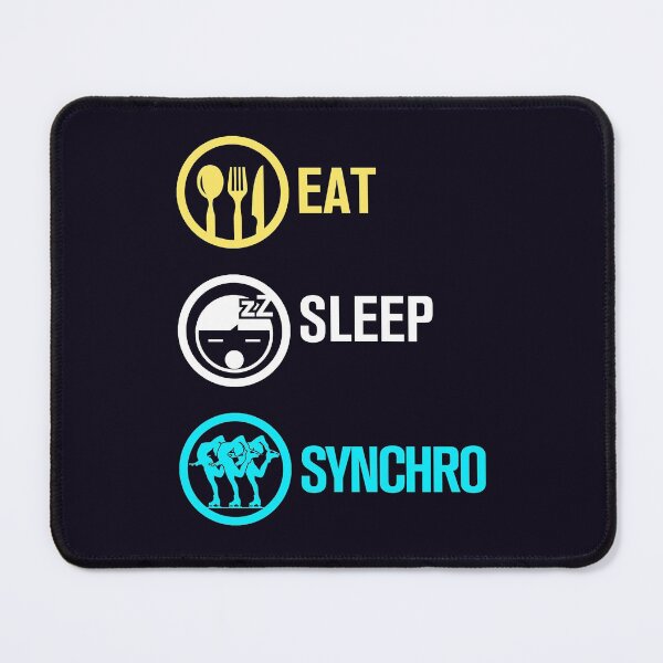 Item preview, Synchronized Skating Eat Sleep Synchro designed and sold by jaygo.