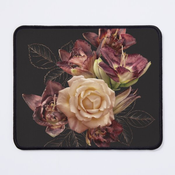 Item preview, Chocolate flowers bouquet. White rose and brown lilies. designed and sold by RinaMDesigns.