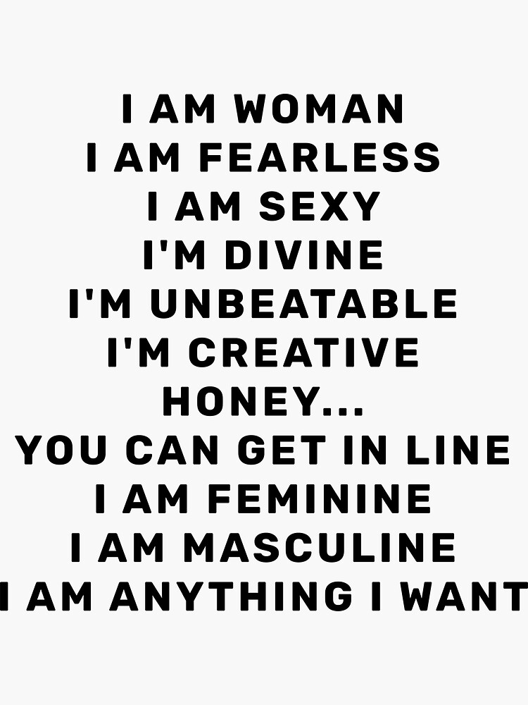 Official Lyrics To 'I Am Woman' By Emmy Meli