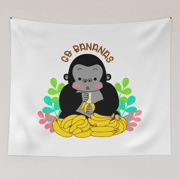 Item preview, Go Bananas Gorilla designed and sold by PlanetAries.