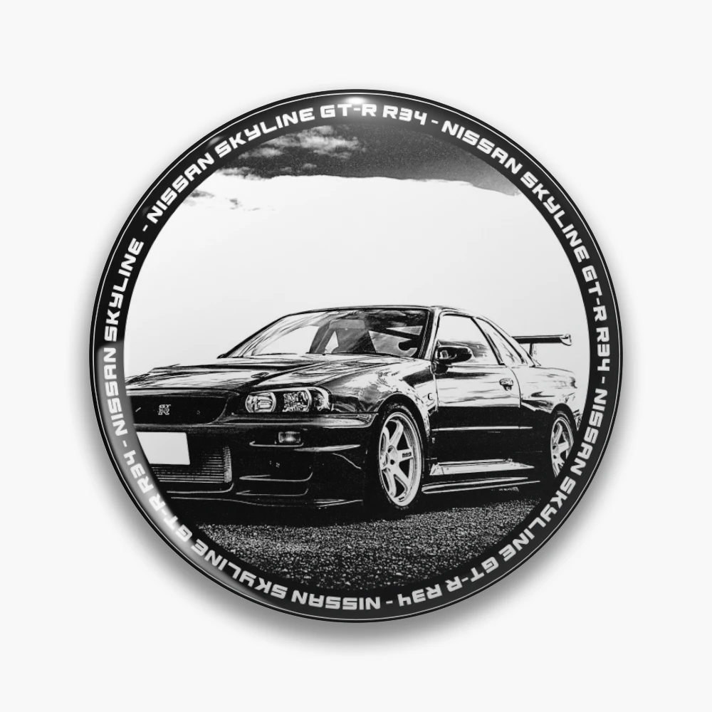 ルック P12-MR ビンディング　ブラックアイコン NISSAN SKYLINE GT-R R34 Black 'N White 4 (Black Version