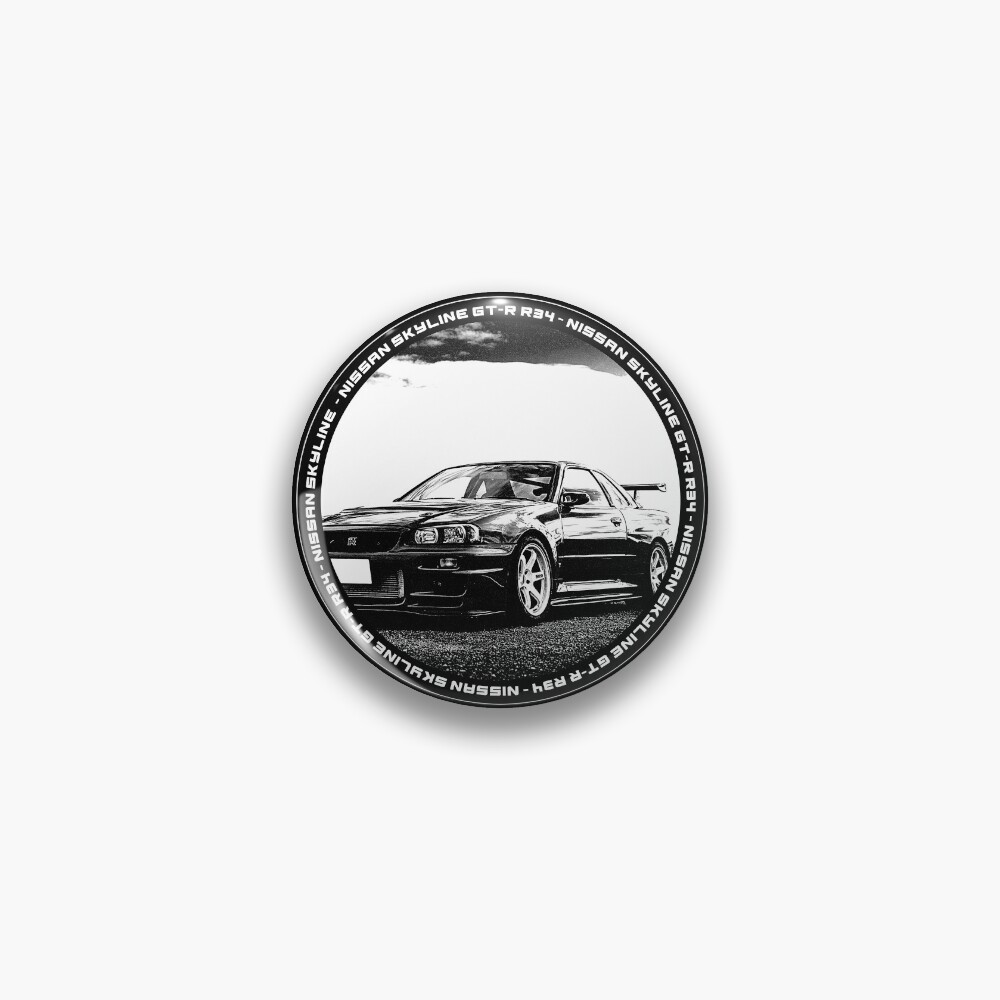 NISSAN SKYLINE GT-R R34 Black 'N White 4 (Black Version