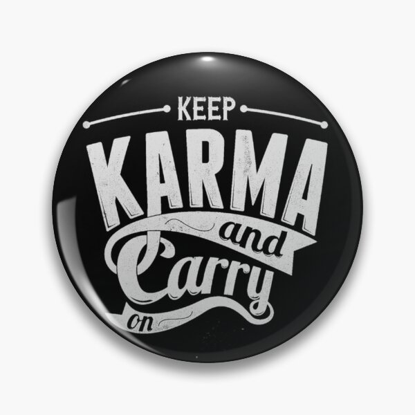 Item preview, Keep karma and carry on designed and sold by pnkpopcorn.