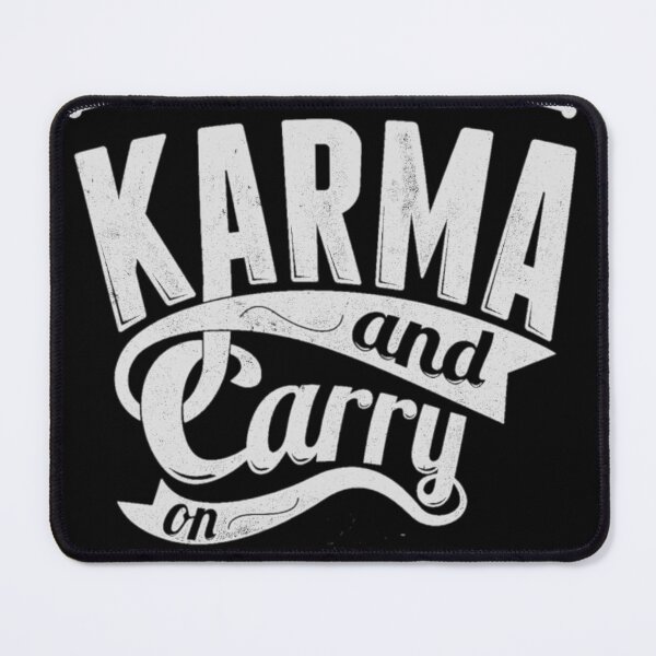 Item preview, Keep karma and carry on designed and sold by pnkpopcorn.